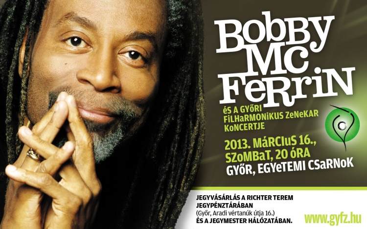 A Győri Filharmonikus Zenekar és Bobby McFerrin közös koncertje Győrben